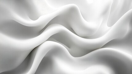 Elegant White Fabric Background