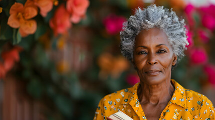 Fototapeta premium Elderly Reciting Favorite Shakespearean Sonne