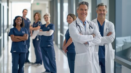 Obraz premium The Confident Medical Team