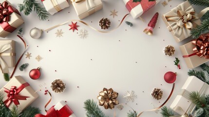 Christmas Gift Background.