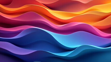 Fototapeta premium Colorful Abstract Waves