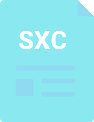 SXC file icon with symbols
