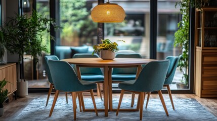 Stylish modern dining room
