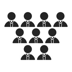 mmeting icon isolated on white