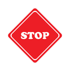 stop stop warning sign, warning sign