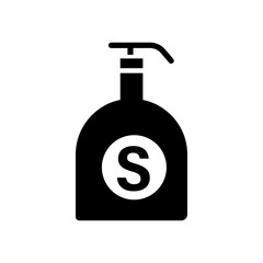 liquid soap vector icon 