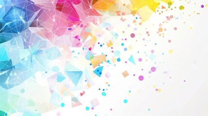 Abstract Colorful Geometric Background