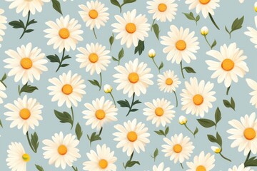 Daisy pattern flower plant.
