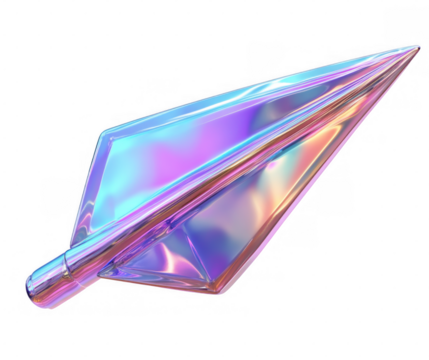Futuristic Glossy Arrowhead