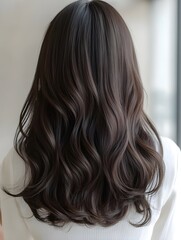 Naklejka premium woman with hair