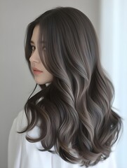 Obraz premium woman with hair