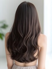 Fototapeta premium woman with hair
