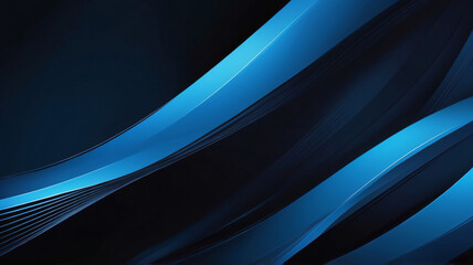 A digital abstract of blue flowing shapes that represent energy and movement, perfect for tech or innovation visuals