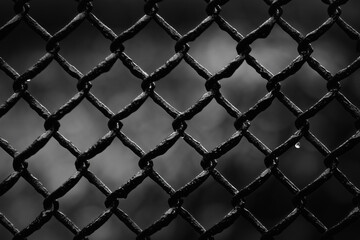 Chain Link Fence Background