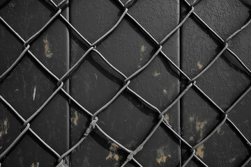 Fototapeta premium Chain Link Fence Background