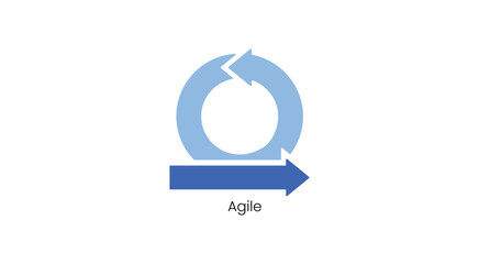 Agile Vector Icon for Flexible and Adaptive Processes