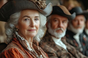 historical reenactment of the signing of the U.S. Constitution, with participants in traditional attire on Constitution Day in the USA