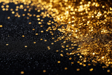 Gold Confetti Background