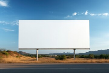 Billboard highway advertisement architecture.