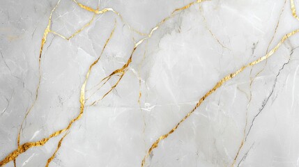 Fototapeta premium A chic marble background with veins of gold running through soft gray and white stone