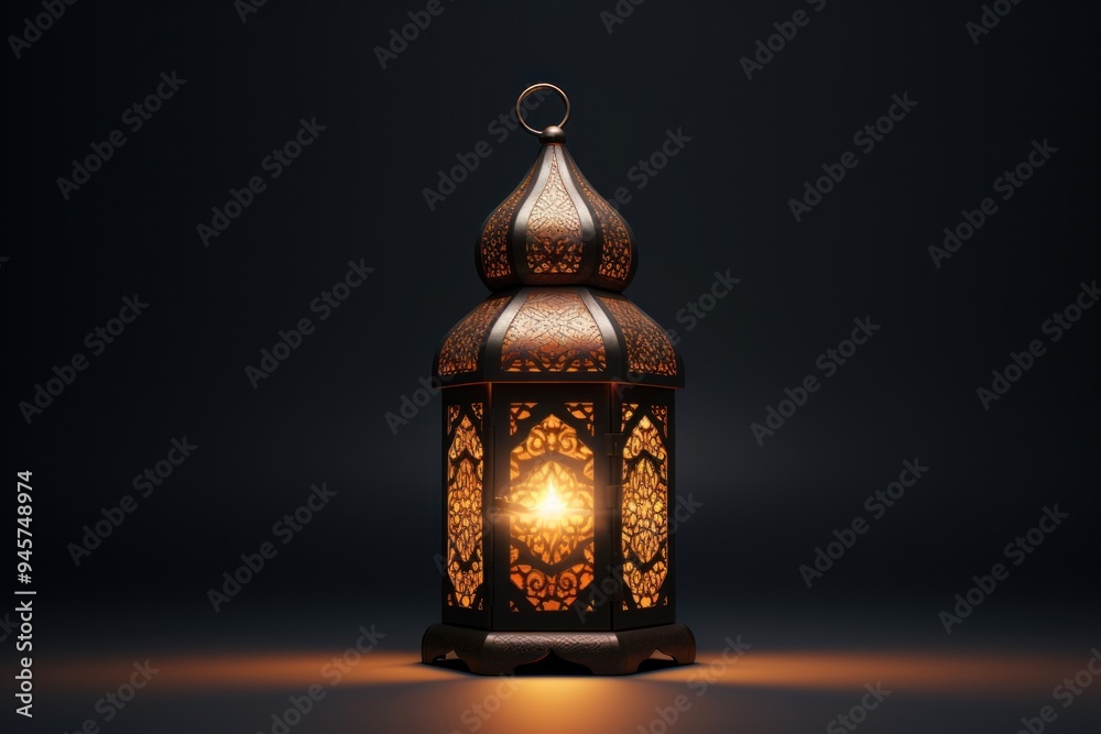 Poster lantern eid murabak lamp spirituality architecture.