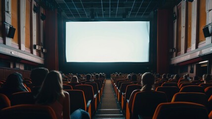 Obraz premium A View of a Theater Before the Show Starts