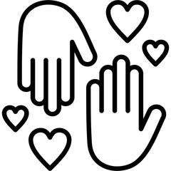 Helping hand Icon