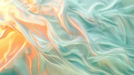 Abstract summer background with soft hues and organic patterns, calm and soothing