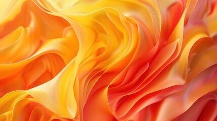 Obraz premium Abstract summer background with organic shapes and warm hues, inviting and cheerful