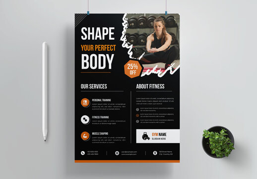 Fitness Gym Flyer Template