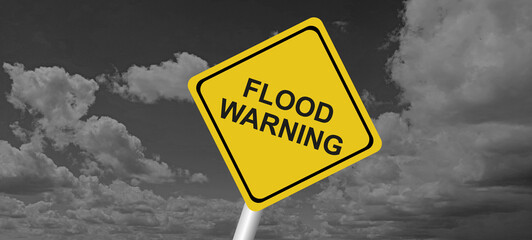 Hurricane season with symbol sign against a stormy background and copy space. dirty and angled sign adds to the drama. hurricane sign, hurricane season sing on cloudy background