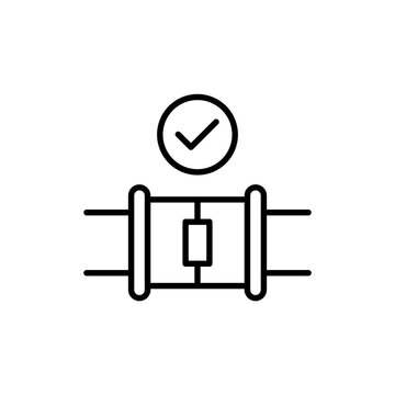 recommend clip art: Seatbelt outline icons, minimalist vector illustration ,simple transparent graphic element .Isolated on white background