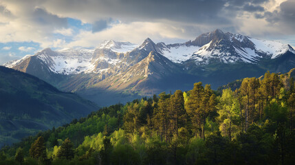 landscape in the morning
