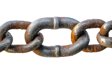 Fototapeta premium Rusty Metal Chain Section