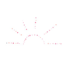 Pink decorative glitter, vector decoration for banners and cards