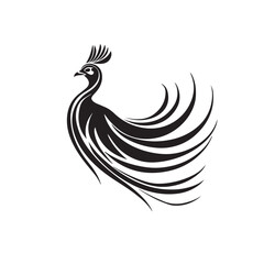 Fototapeta premium Chukar Partridge Design Logo Vector isolated on white background