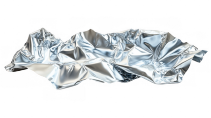 Crumpled Aluminum Foil