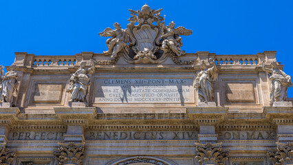 Trevi Brunnen  in Rom Italien