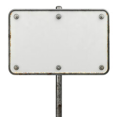 Empty Canvas Classic Blank Street Sign