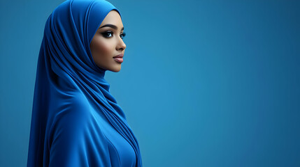 Blue Hijab Style: A Look at the Elegance and Beauty of Headscarves