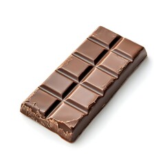 Fototapeta premium Delectable Chocolate Bar on Pristine Background