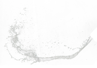 Throwing water to object make curve drop splash in explosion motion. Black background isolated. Throwing Splatter Water splash hit on object to create shape form fluttering in droplet and wave