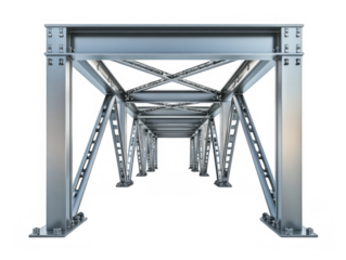 Rectangular Metal Truss Frame
