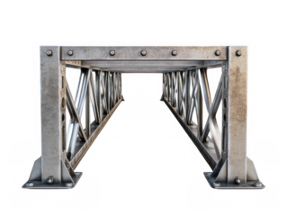 Rectangular Metal Truss Frame