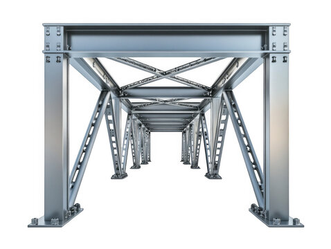 Rectangular Metal Truss Frame