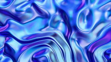 Obraz premium iridescent blue background