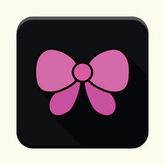 Pink bow app icon