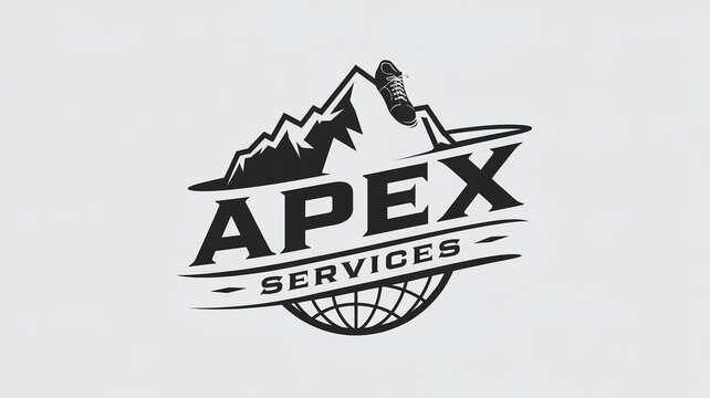 Apex Services Logo Design