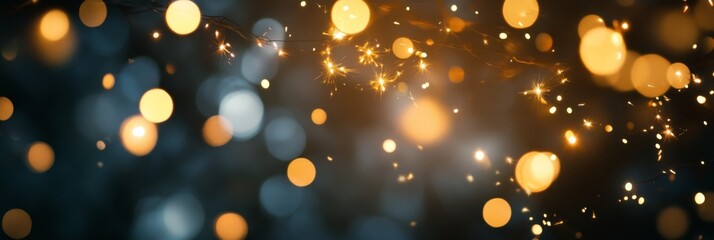 Celebrating Sylvester New Year 2025 with sparklers and colorful bokeh lights in the background