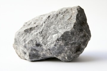 This magnetite is isolated on a white background from Rumpersdorf, Austria